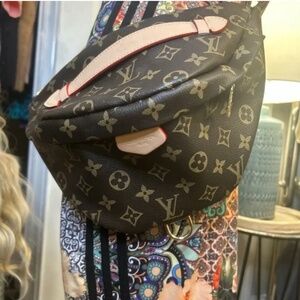 LV Brown Monogram Bum Bag